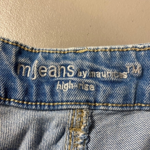 Maurices M Jeans Women's Size 10 25" Cropped Straight High Rise Comfort Stretch - Picture 4 of 7
